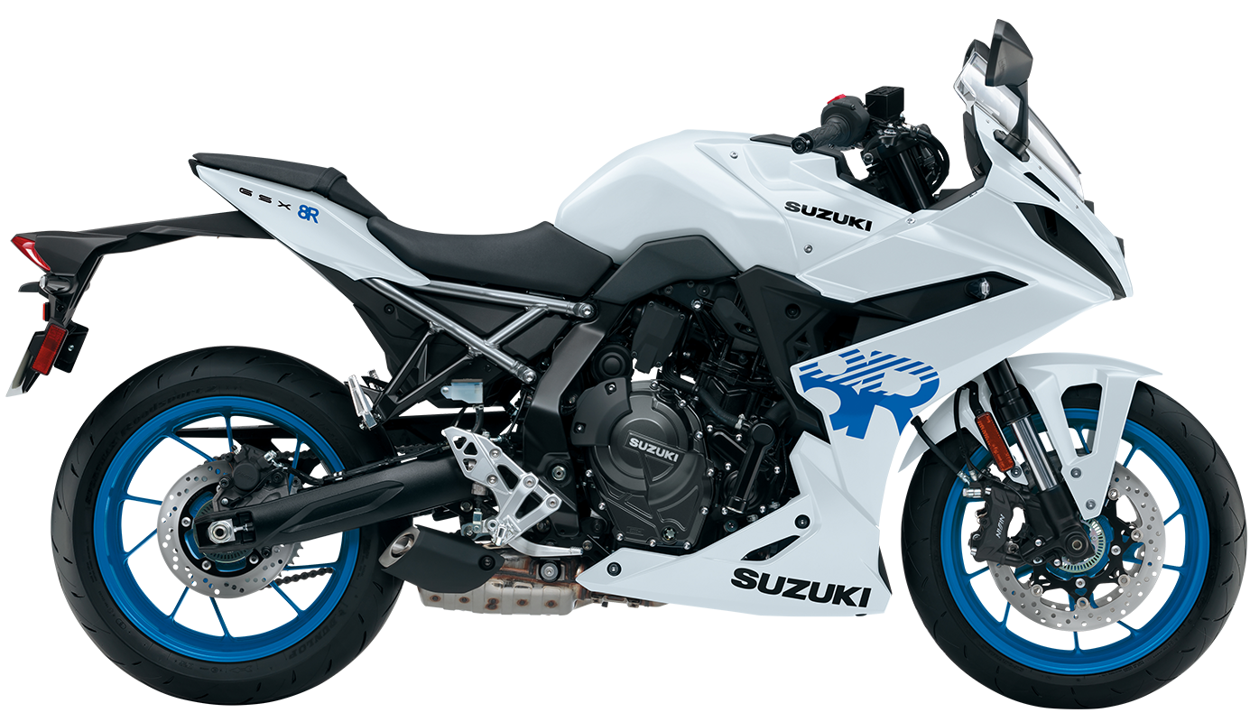 GSX‑8R blanca